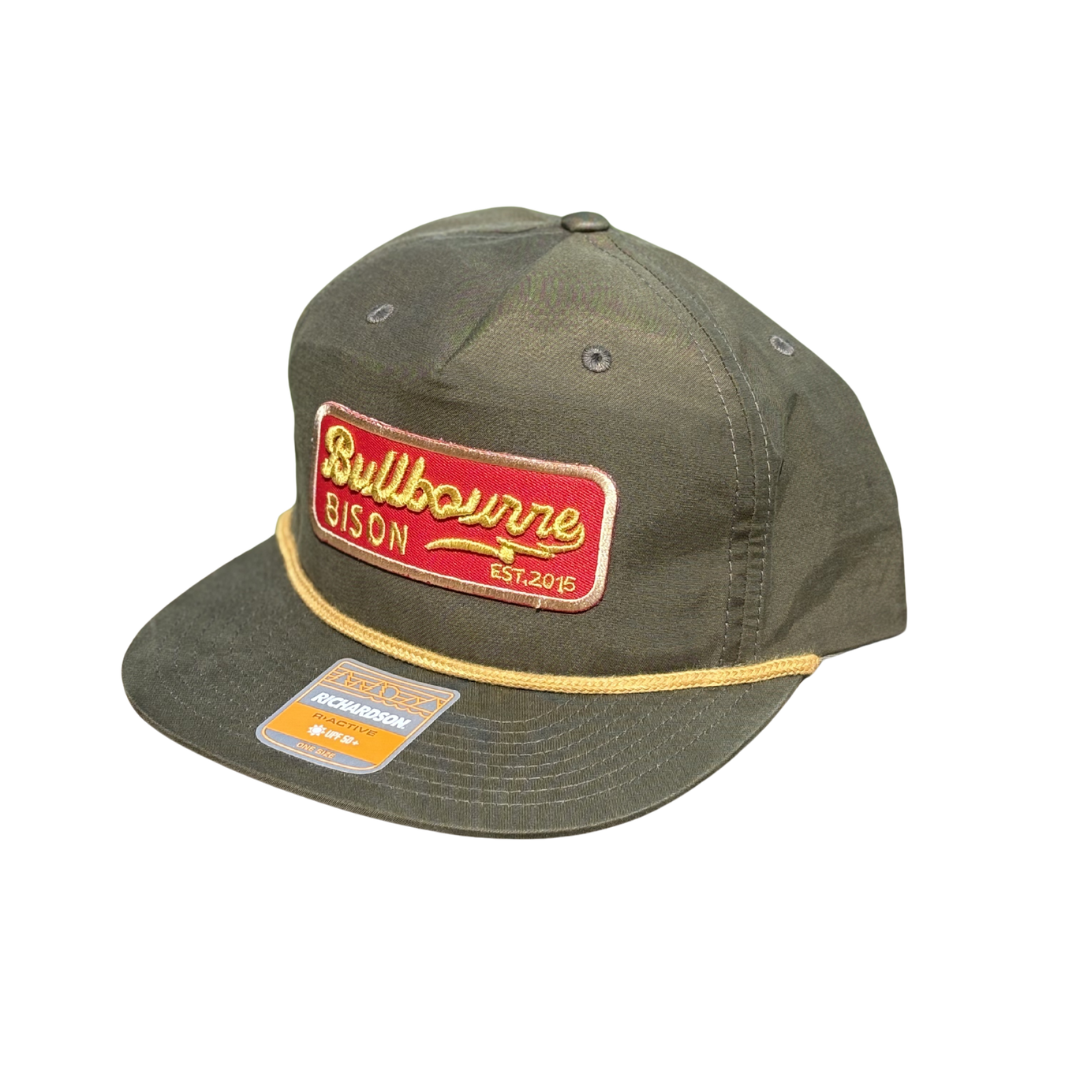 HAT- Bullbourne Bison Patch Green Richardson R-Active