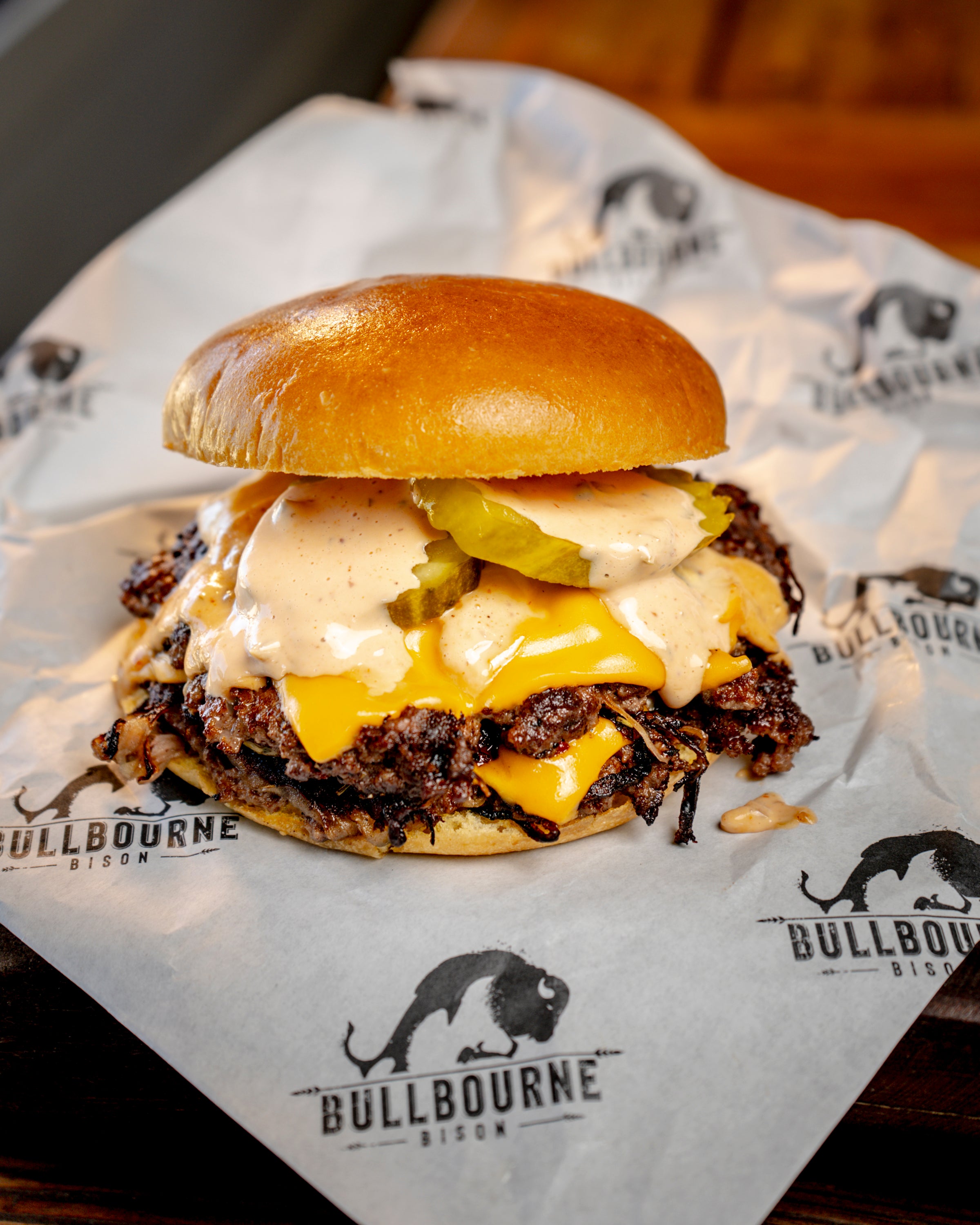 Bison Smash Burgers